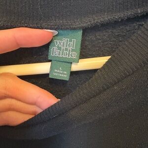 Wild Fable Black Sweater